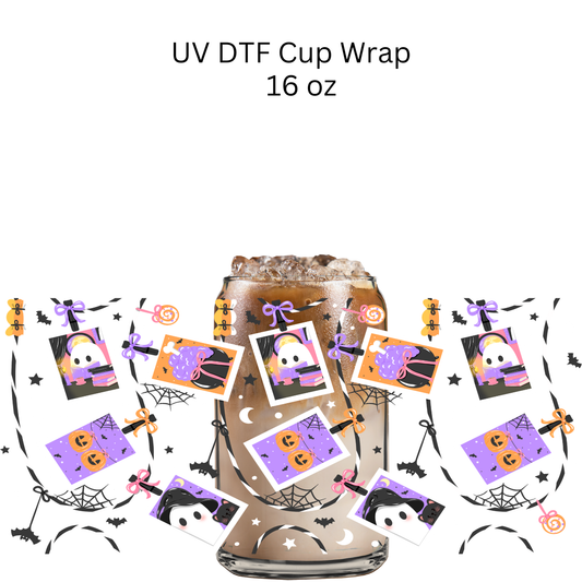 Ghost Film Pictures UV DTF Cup Wrap