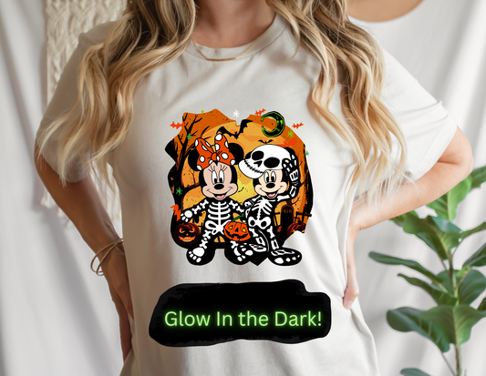 Magical Skeletons DTF Transfer GLOW IN THE DARK