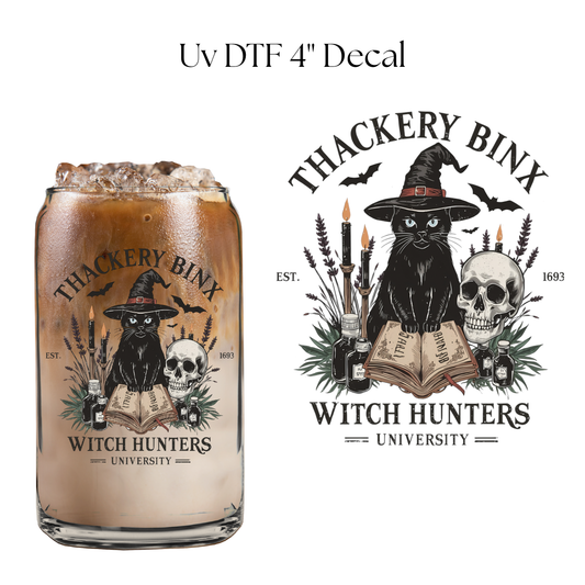 Witch Hunters University 4” UV DTF Decal