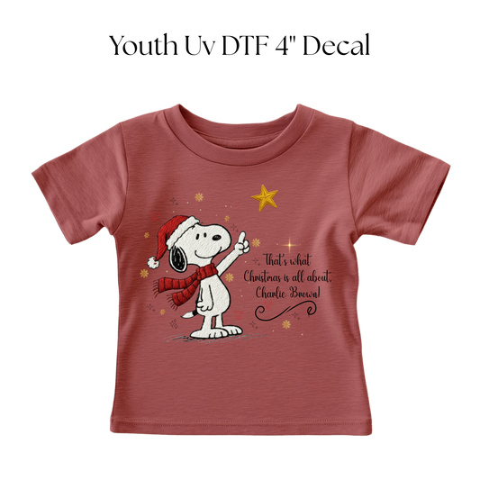 YOUTH What Christmas is All About DTF Transfer