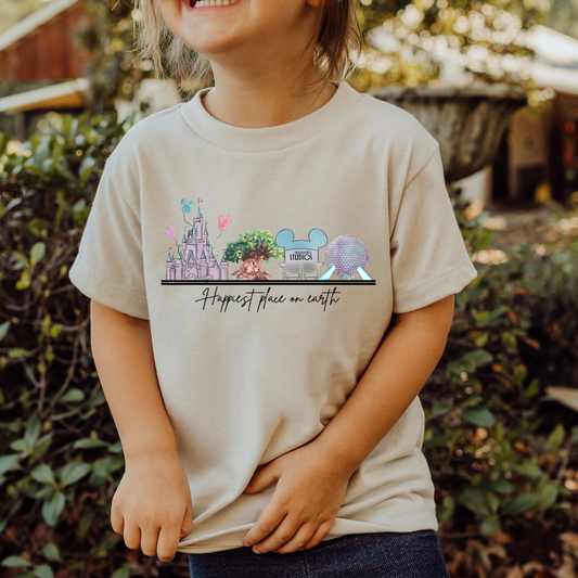 YOUTH Happiest Place on Earth Dtf Transfer (PRINT TO ORDER)
