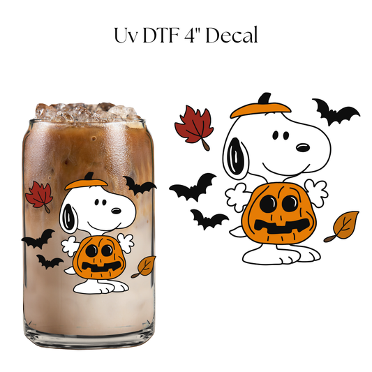 Snoop Pumpkin DTF Transfer 4” UV DTF Decal