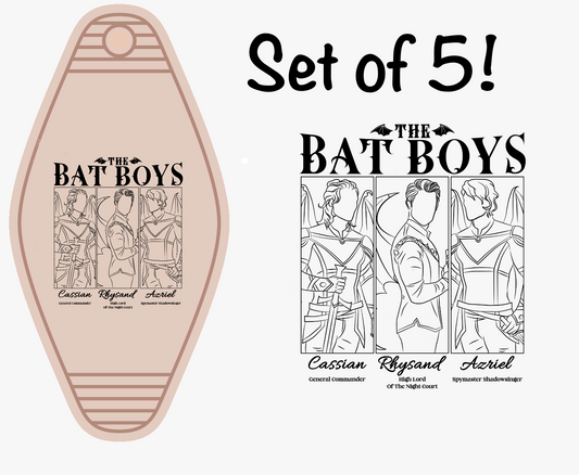 The Bat Boys MOTEL KEYCHAIN Transfer