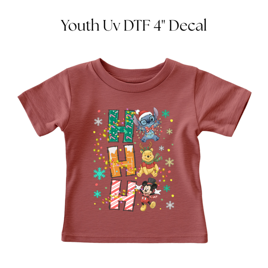 YOUTH Ho Ho Ho Enchanted Characters DTF Transfer