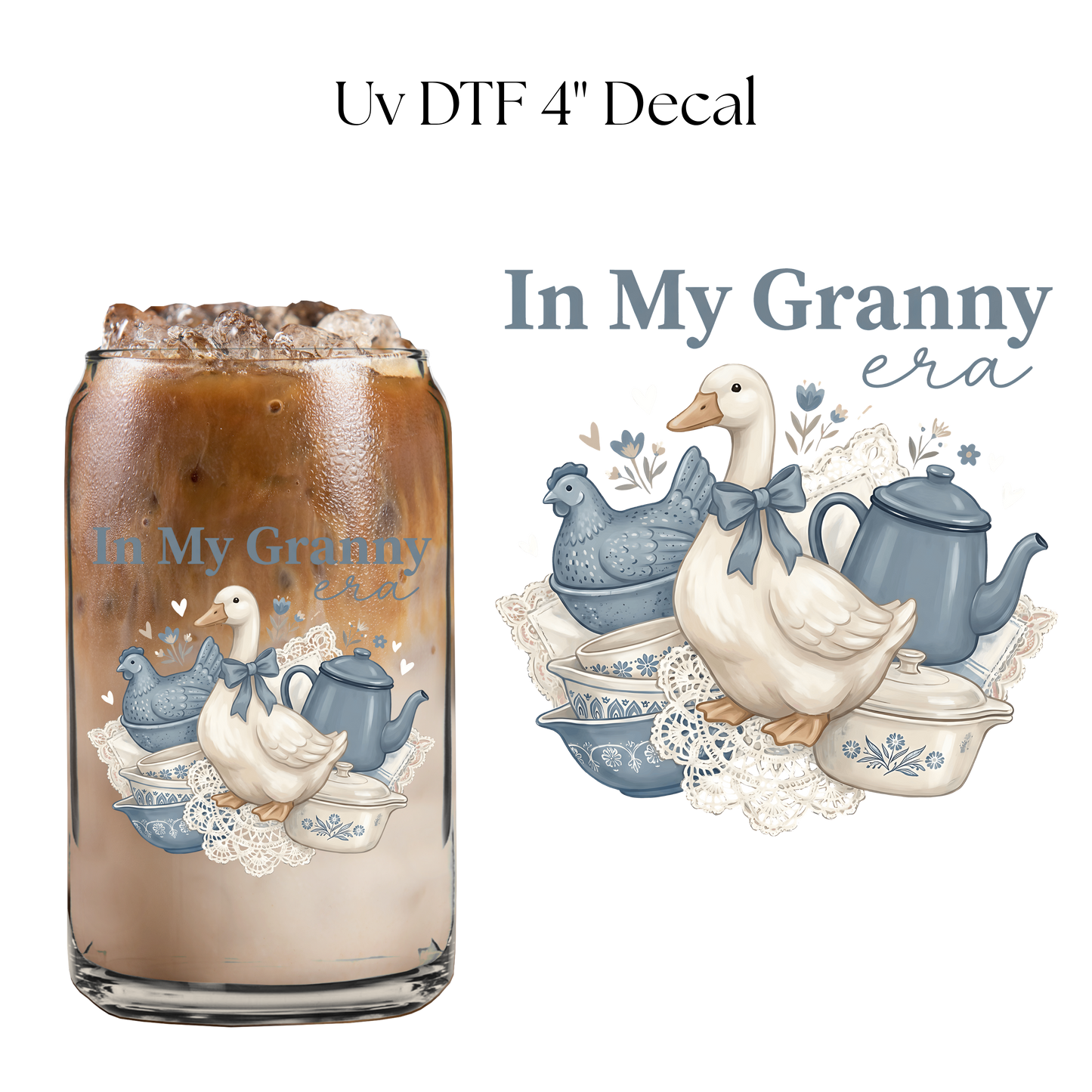 In My Granny Era 4” UV DTF Decal