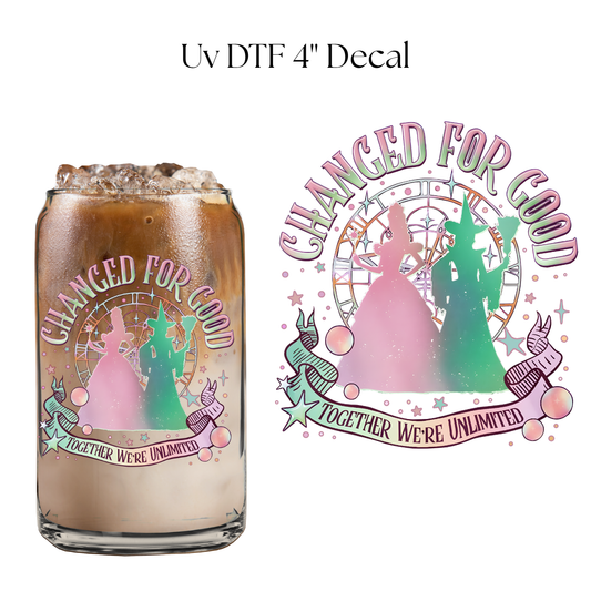 Together We're Unlimited 4” UV DTF Decal