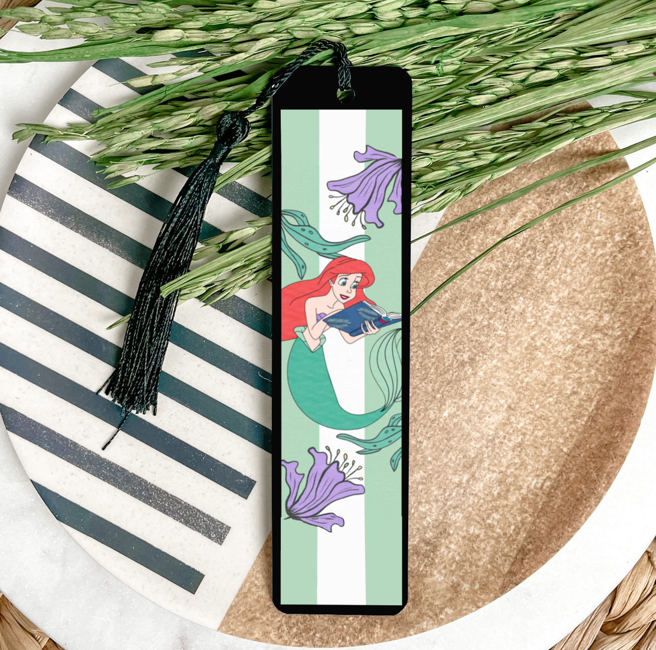 Fish Princess UV DTF Bookmark DOUBLE SIDED