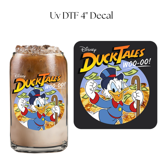 Duck Stories 4” UV DTF Cup Decal