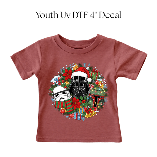 YOUTH Star Wreath DTF Transfer Dtf Transfer