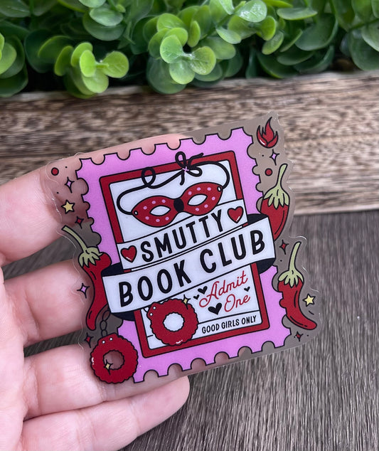 Smutty Book Club Vinyl Sticker