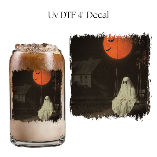 Ghost Swing 4” UV DTF Decal
