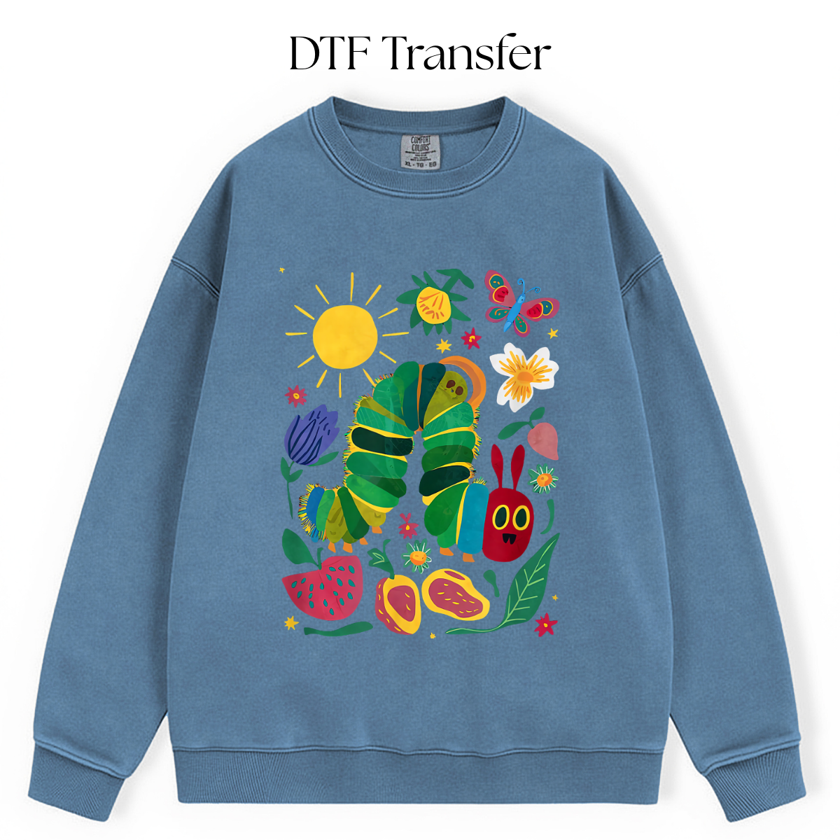 Spring Hungry Caterpillar DTF Transfer