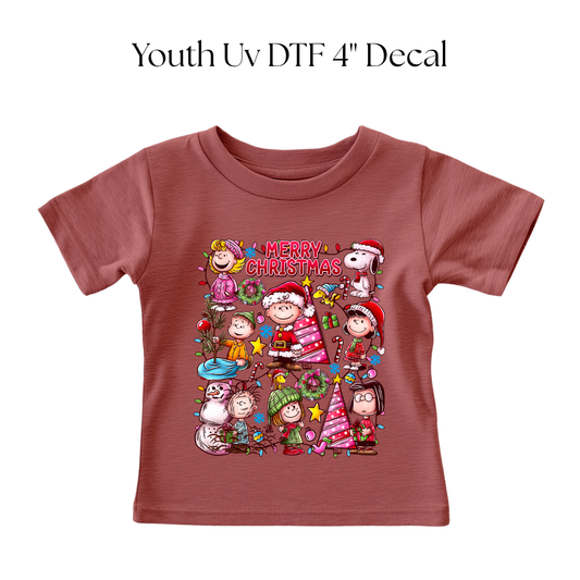 YOUTH Merry Christmas Snoop and Friends DTF Transfer