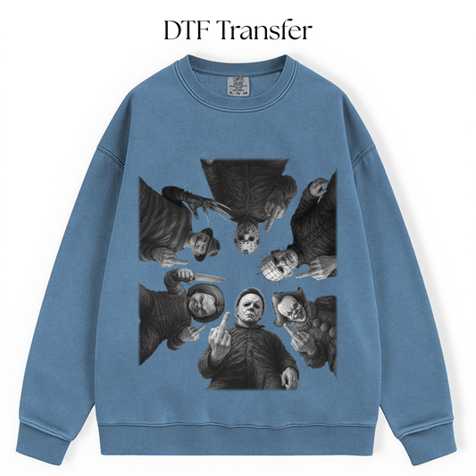 Horror Fingers Looking Down DTF Transfer