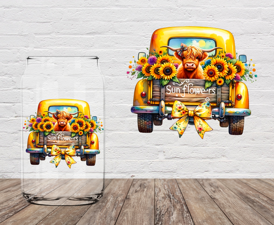 Sunflowers 4" UV DTF