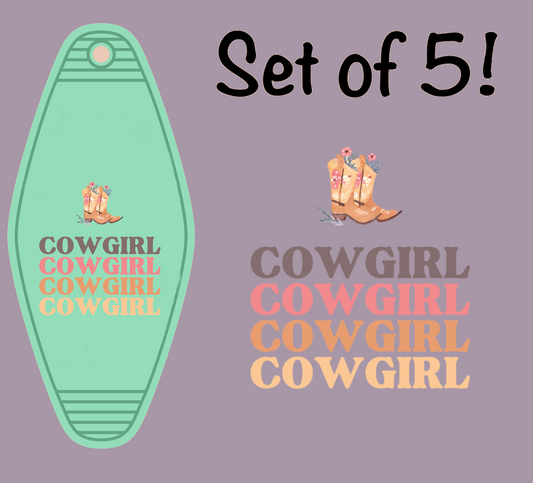 Cowgirl 4x (MOTEL KEYCHAIN)