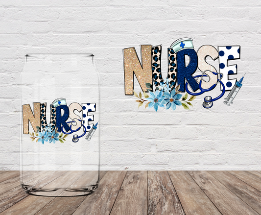 Blue Nurse 4" UV DTF