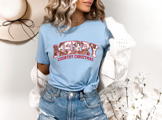 Merry Country Christmas DTF