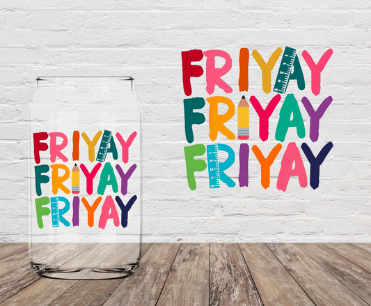 Friyay 3x 4" UV DTF