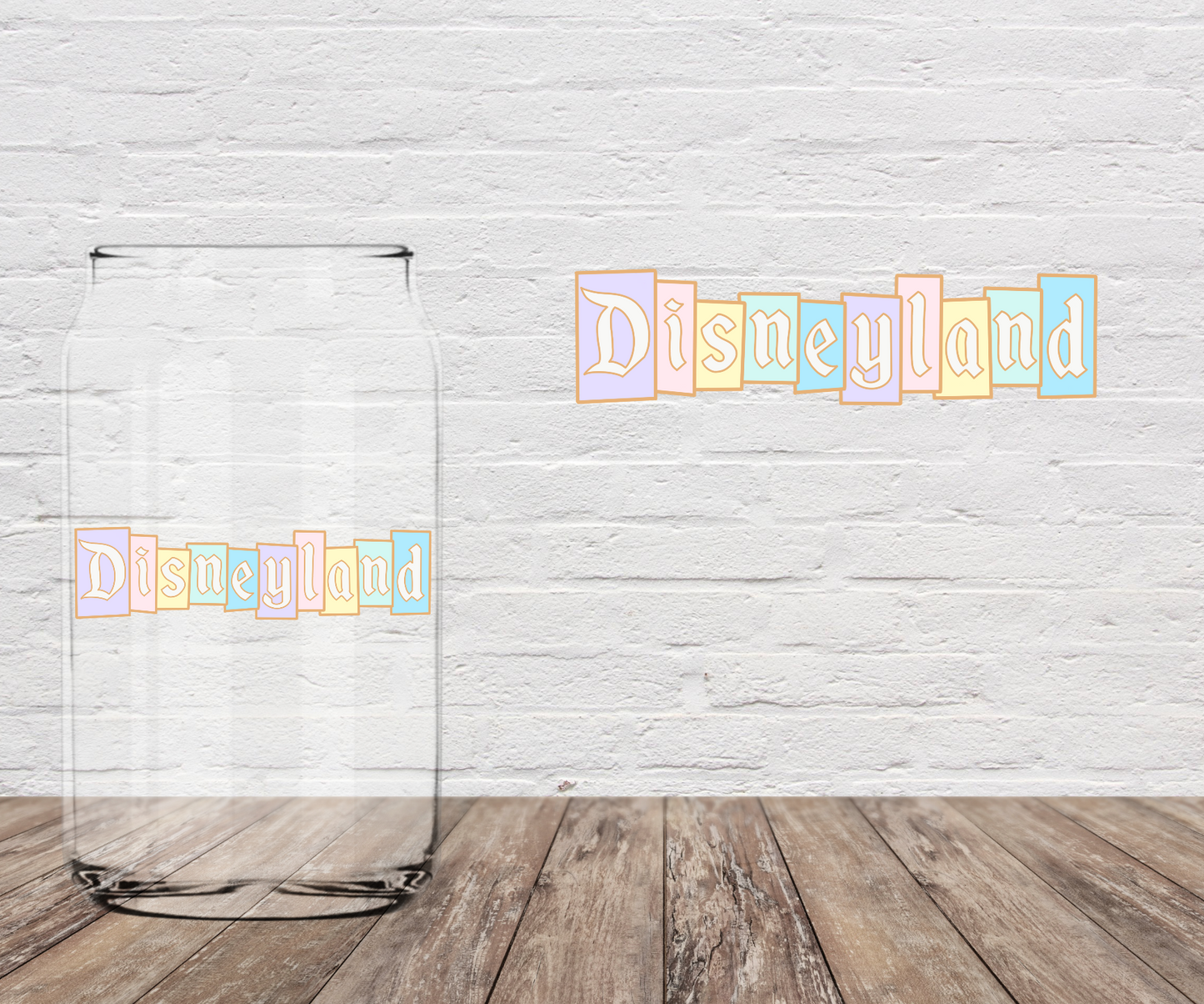 Magical Land Pastel Colors 4" UV DTF