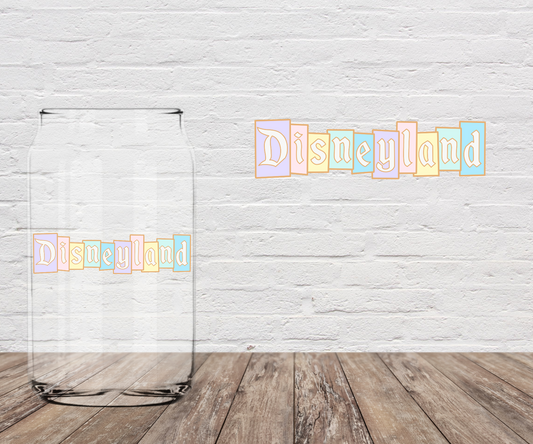 Magical Land Pastel Colors 4" UV DTF