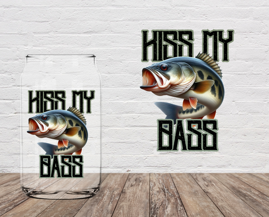Kiss My Bass 4" UV DTF