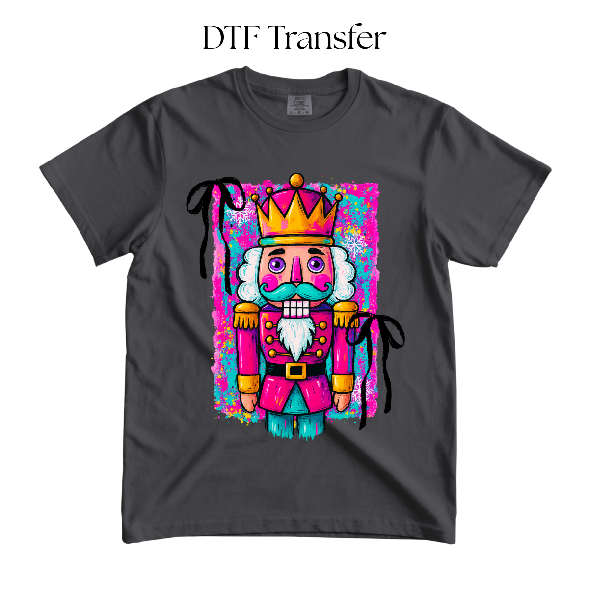 Colorful Nutcracker DTF Transfer