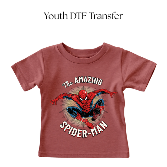 YOUTH Amazing Spider DTF Transfer