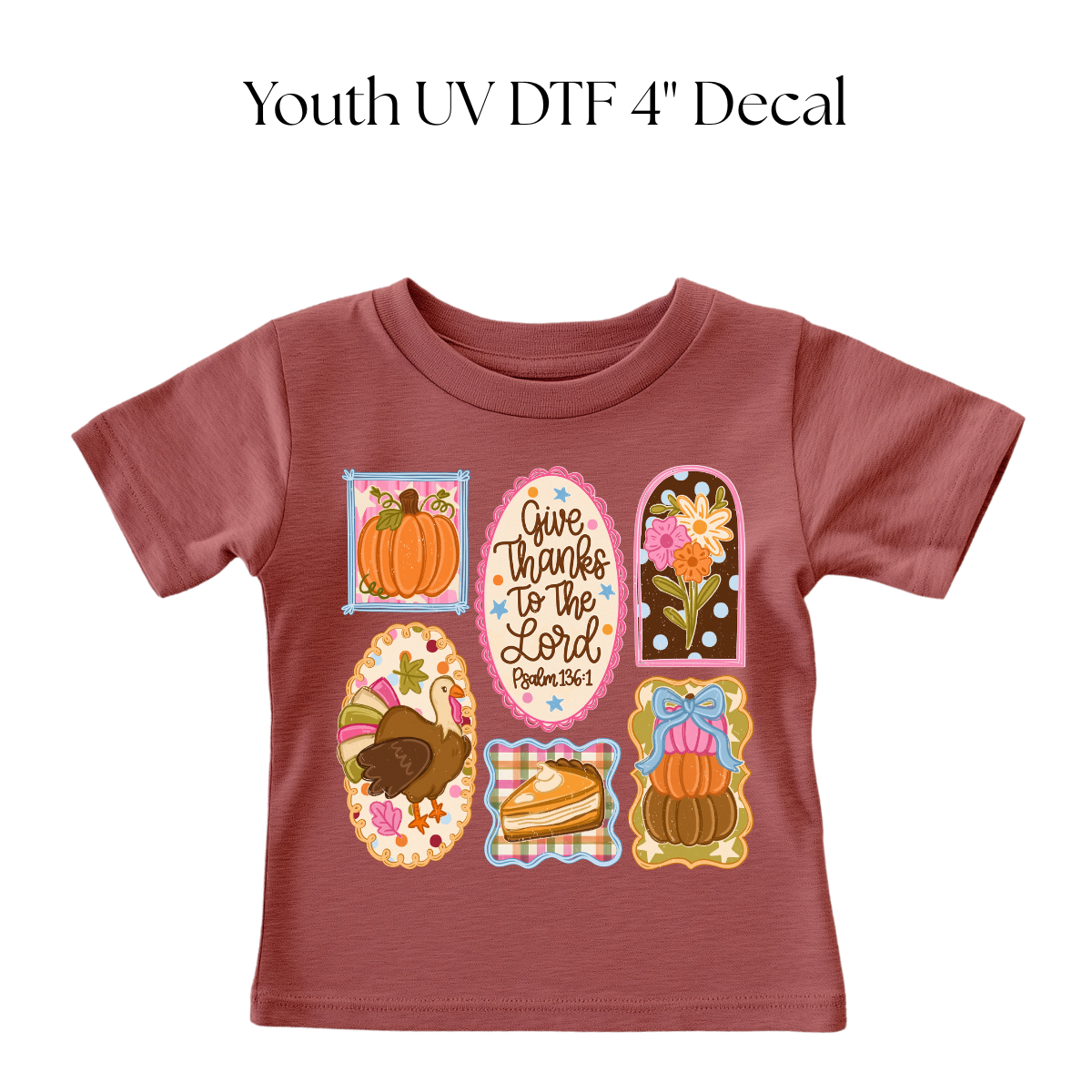 YOUTH Give Thanks to the Lord DTF Transfer