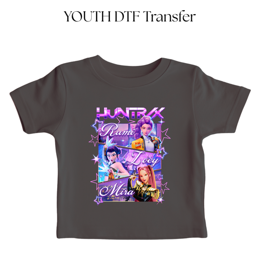 YOUTH KP Girl Names  DTF Transfer