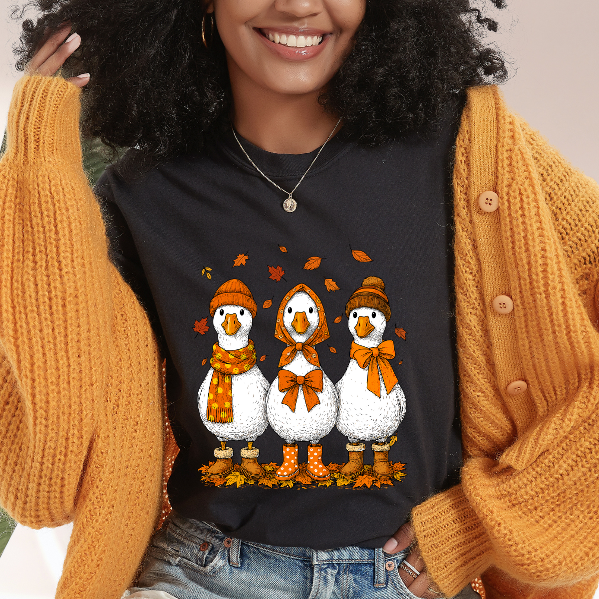 Fall Goose DTF TRANSFER