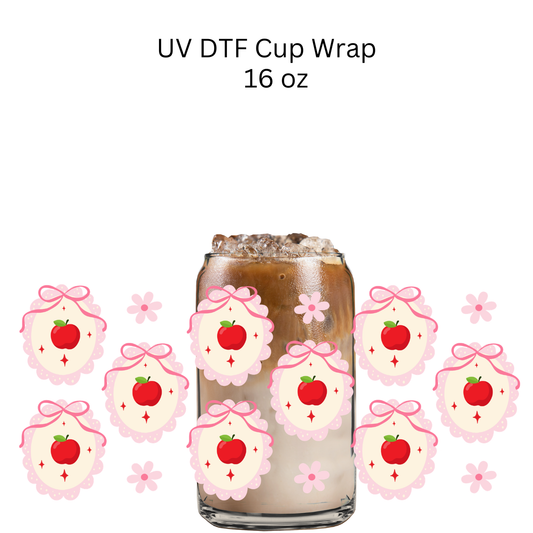 Apple Frames UV DTF Cup Wrap