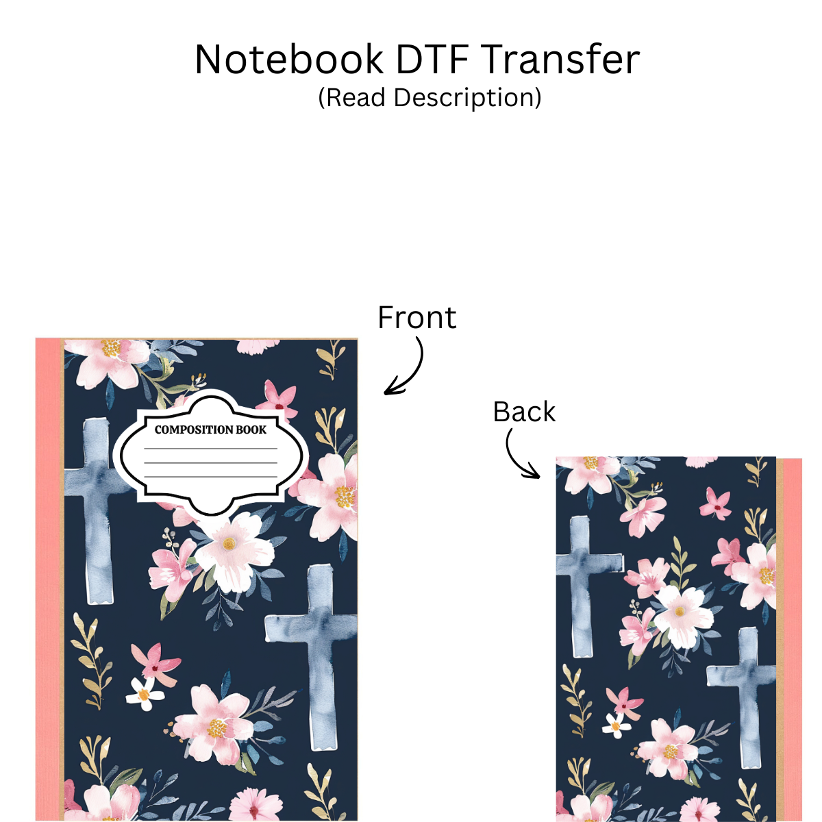 Faith Blue Kraft Notebooks