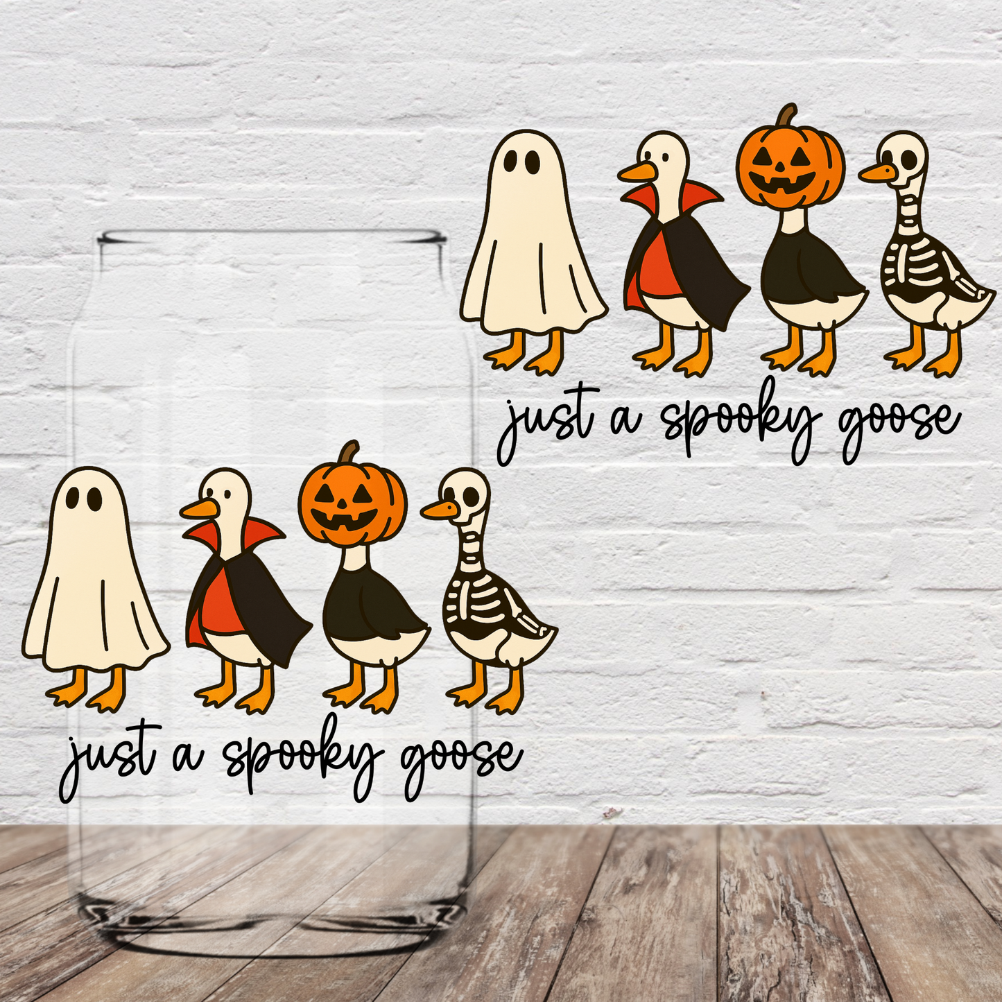 Spooky Goose 4" UV DTF