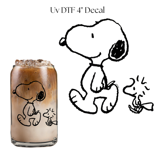 Snoop Single Color 4” UV DTF Decal