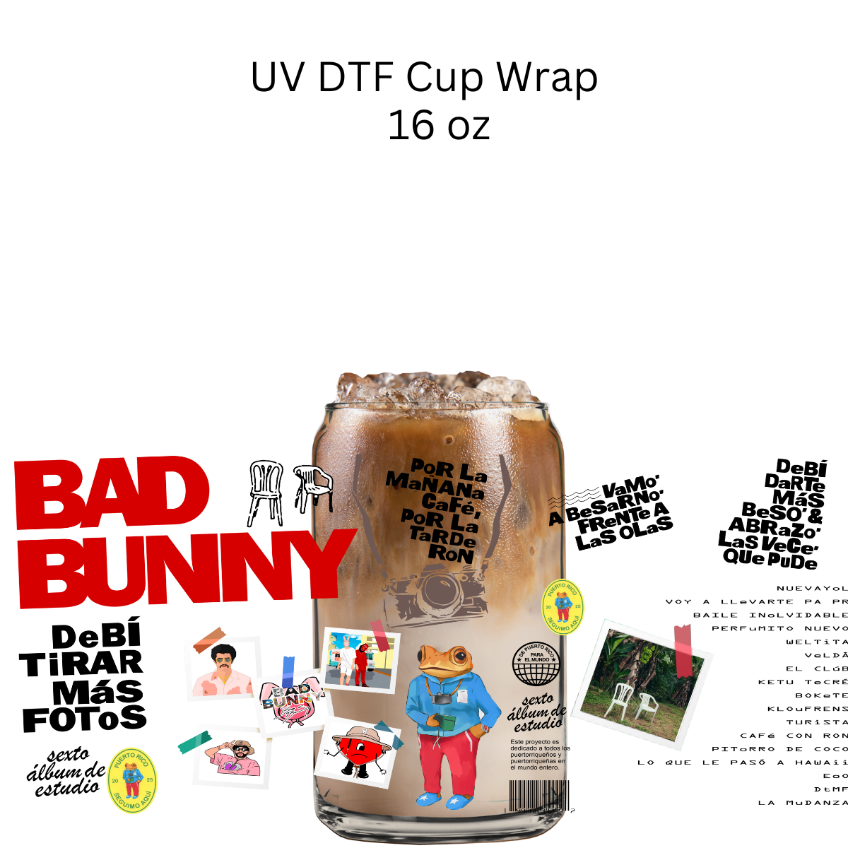 BB DTMF UV DTF Cup Wrap