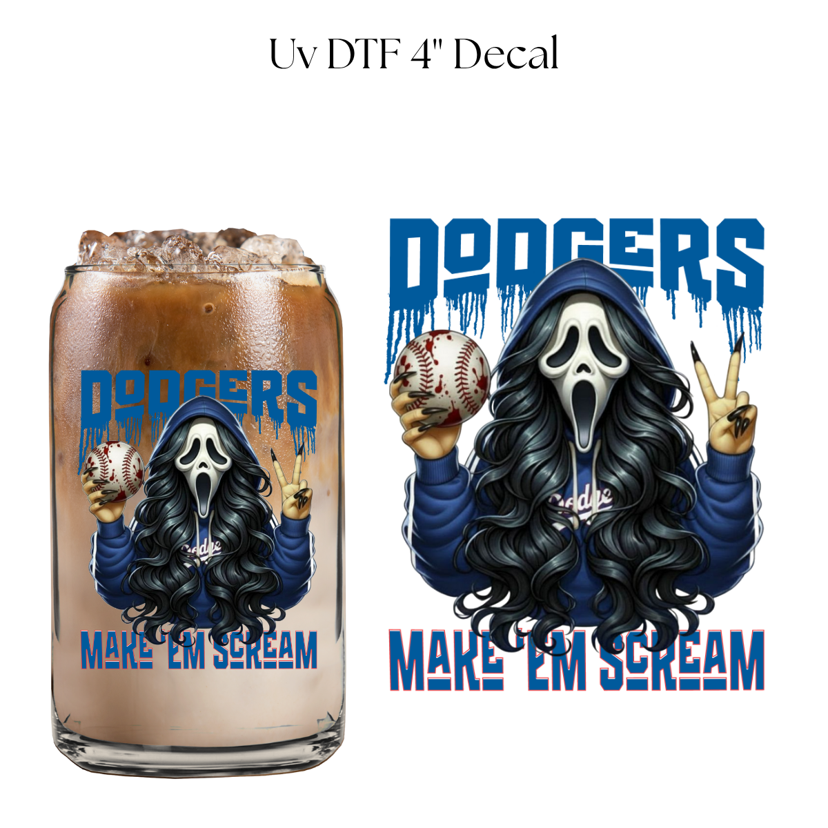 Doy Scream 4” UV DTF Decal