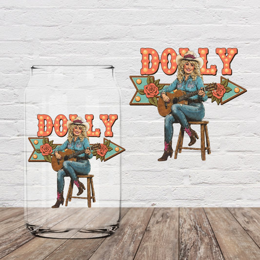 Dolly Guitar 4" UV DTF