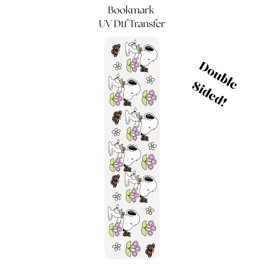 Floral Snoop UV DTF Bookmark Transfer