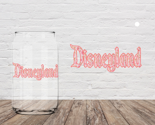 Pink Floral Magical Place 4" UV DTF