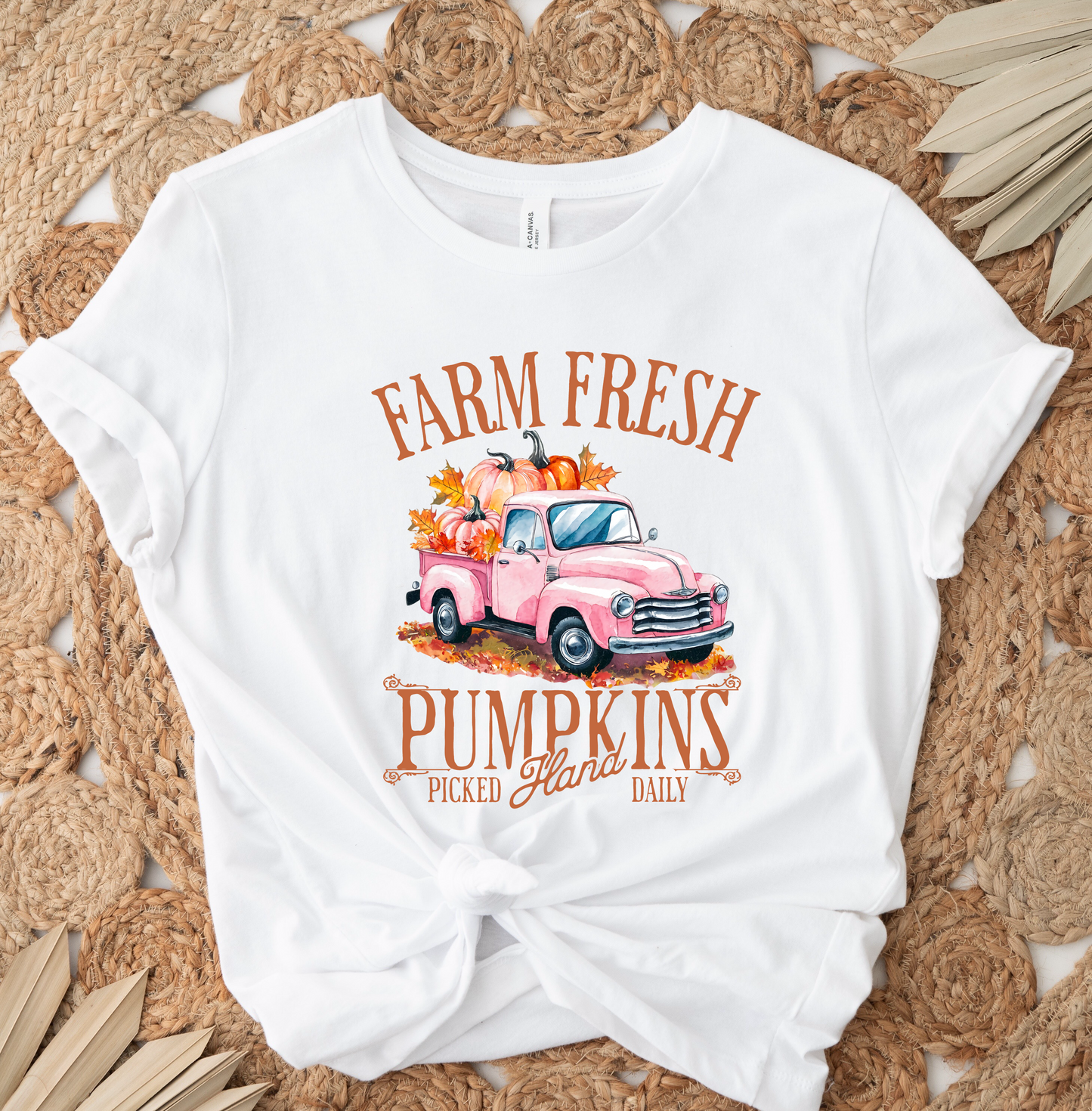 Farm Fresh Pink Truck DTF