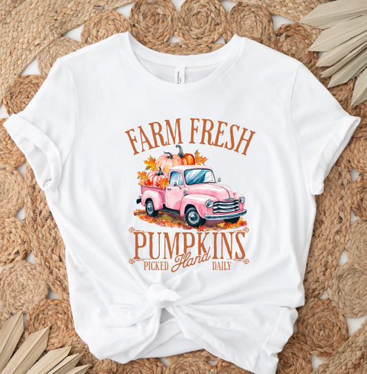 Farm Fresh Pink Truck DTF