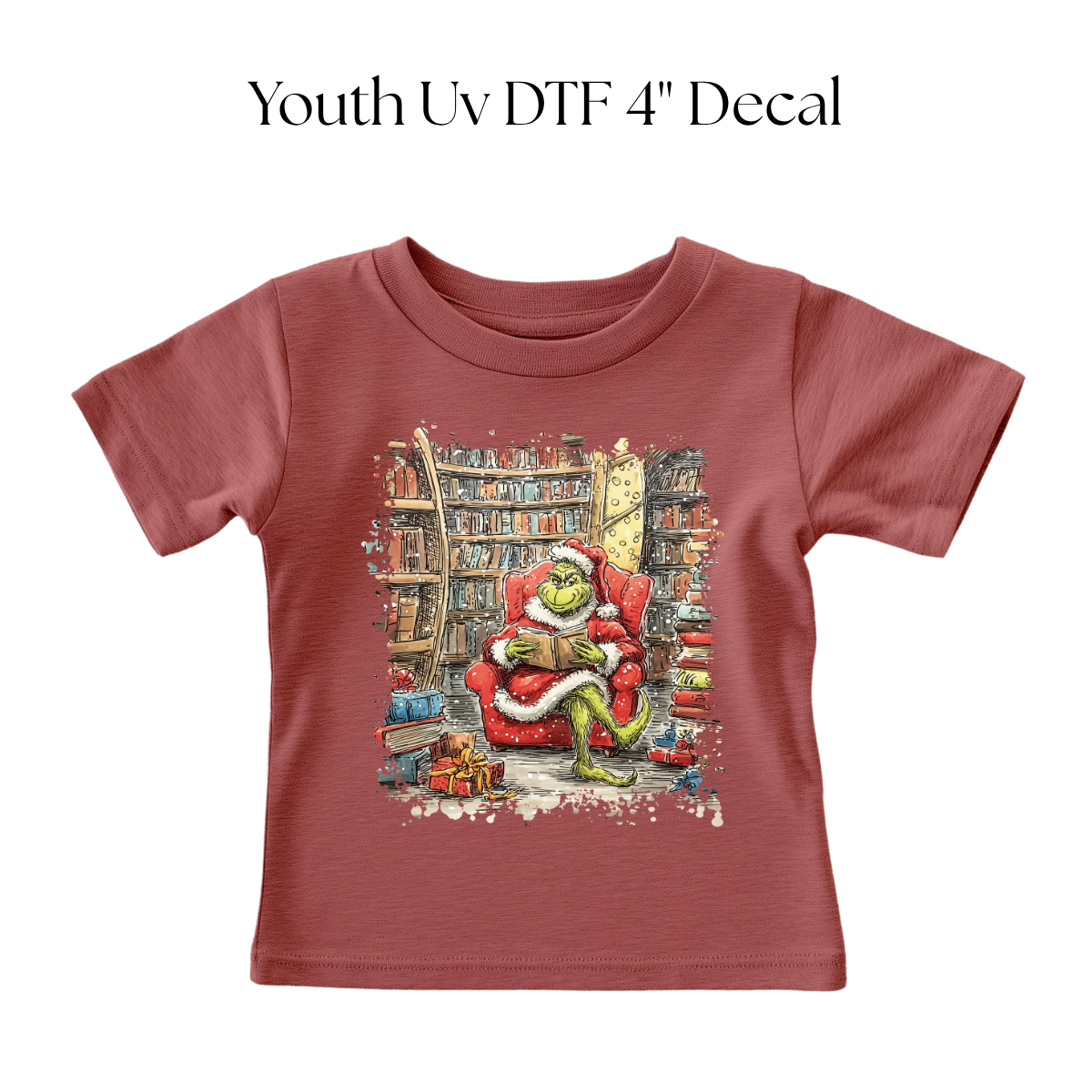 YOUTH Green Monster Reading  DTF Transfer
