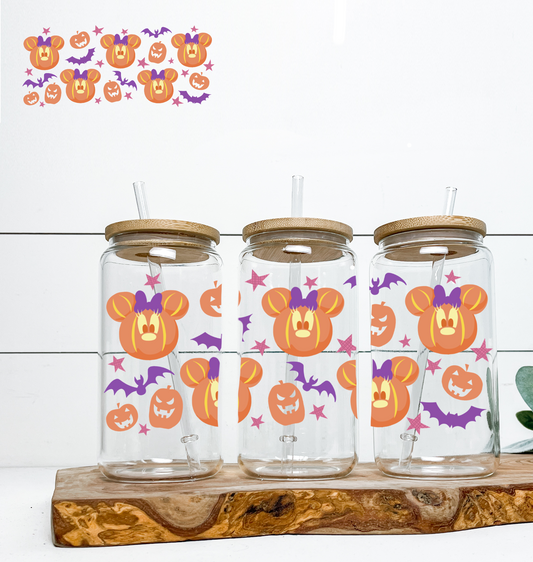 Magical Scary Pumpkins UV Wrap / Lid DOUBLE SIDED