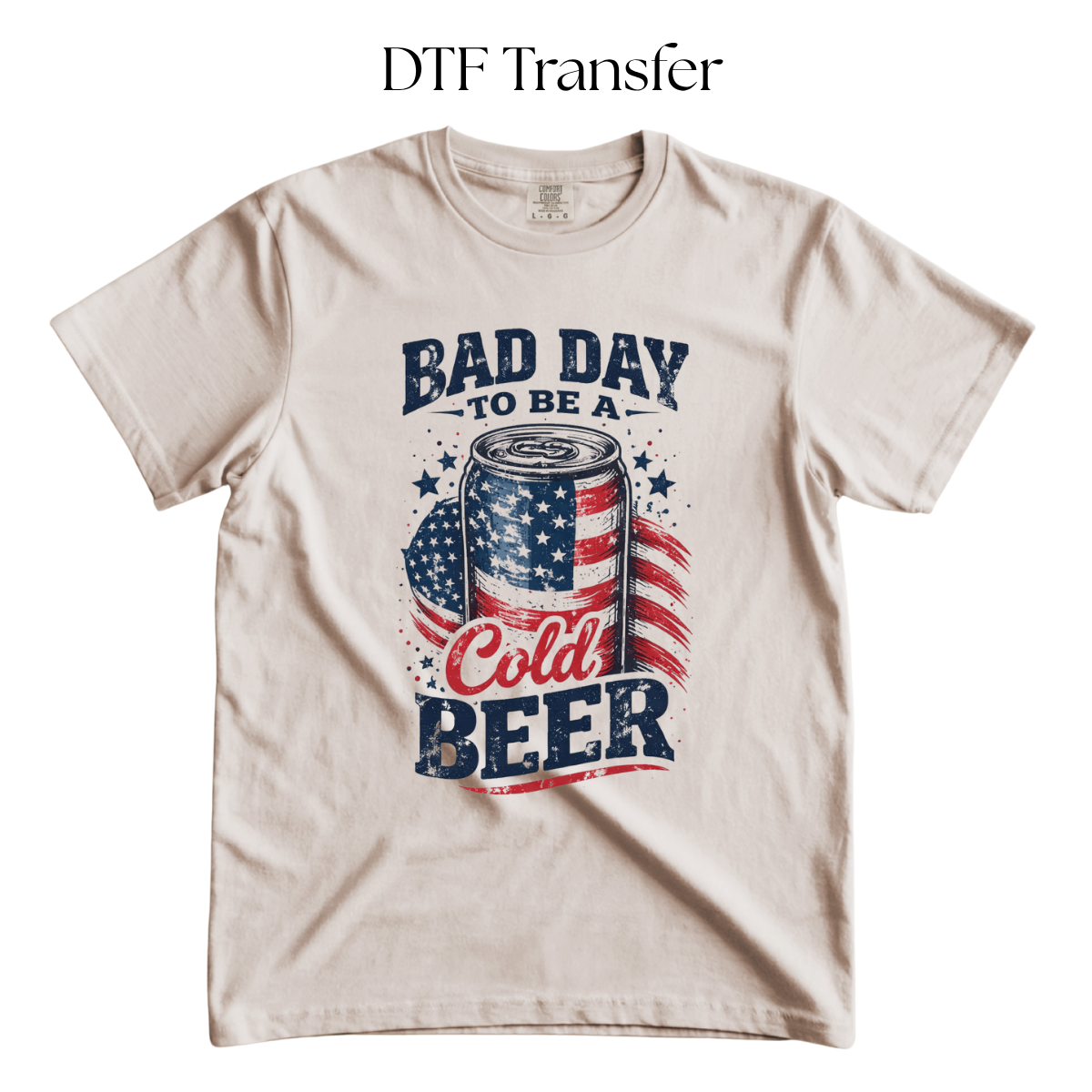 Patriotic Raccoon DTF Transfer