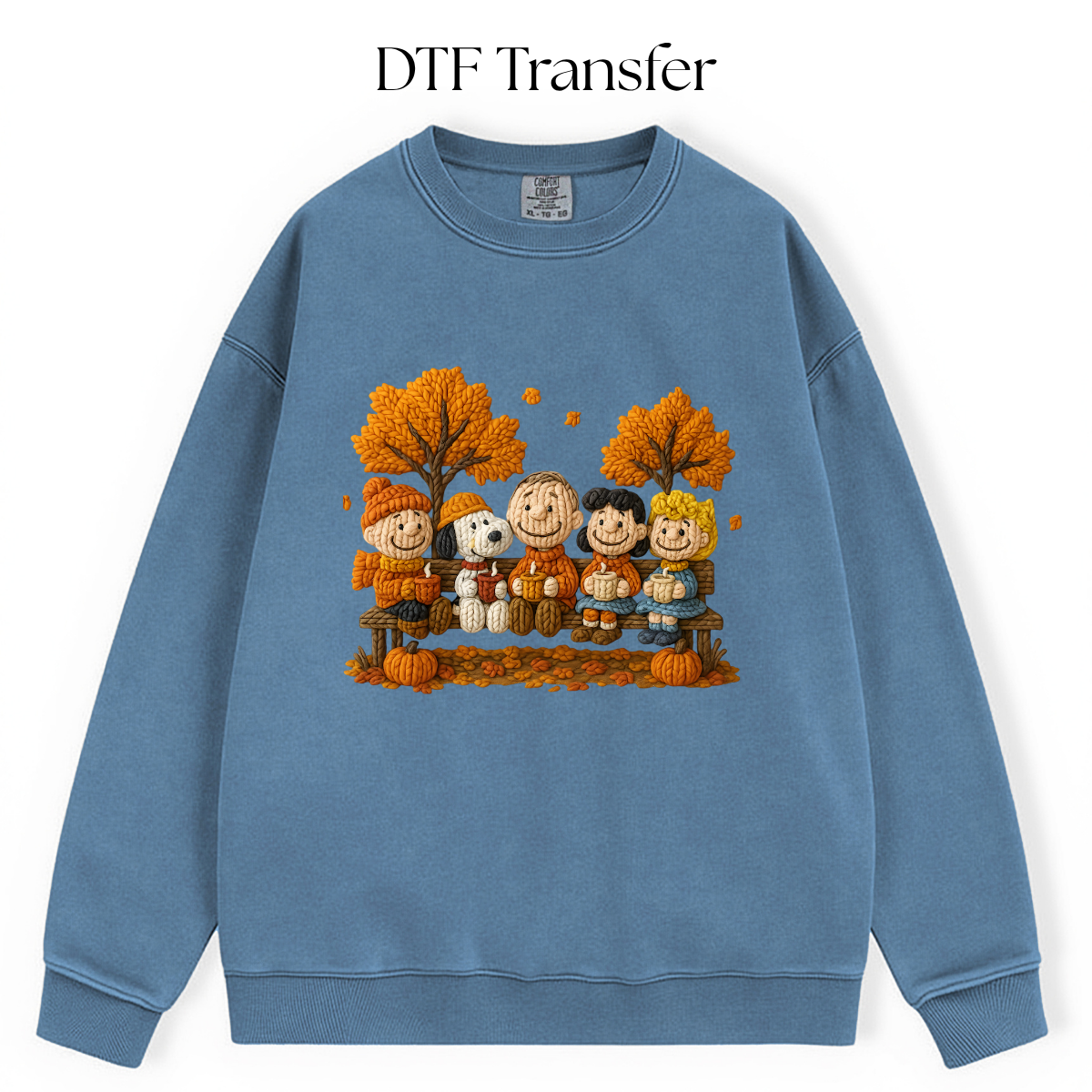 Snoop Friends Faux Yarn DTF Transfer