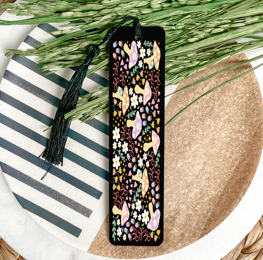 Mushroom Bows UV DTF Bookmark DOUBLE SIDED