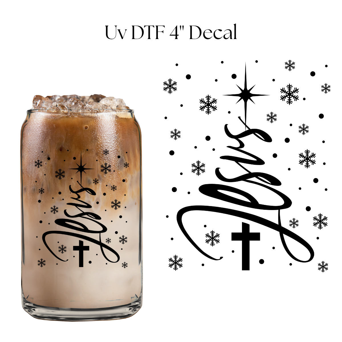 Jesus Tree 4” UV DTF Decal