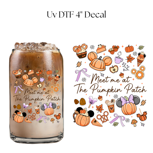 Magical Meet Meet Met at the Pumpkin Patch 4" UV DTF