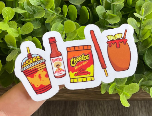 Hispanic Snacks Vinyl Sticker